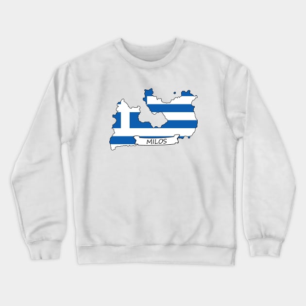 Milos Crewneck Sweatshirt by greekcorner